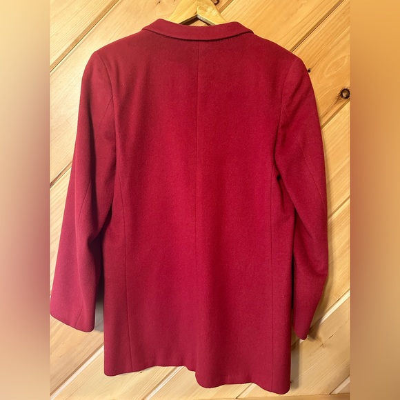 Red Wool L.L. Bean Jacket. Made in USA. 8R - Picture 2 of 4